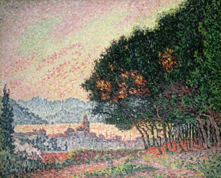 Paul Signac Forest near St. Tropez oil painting image